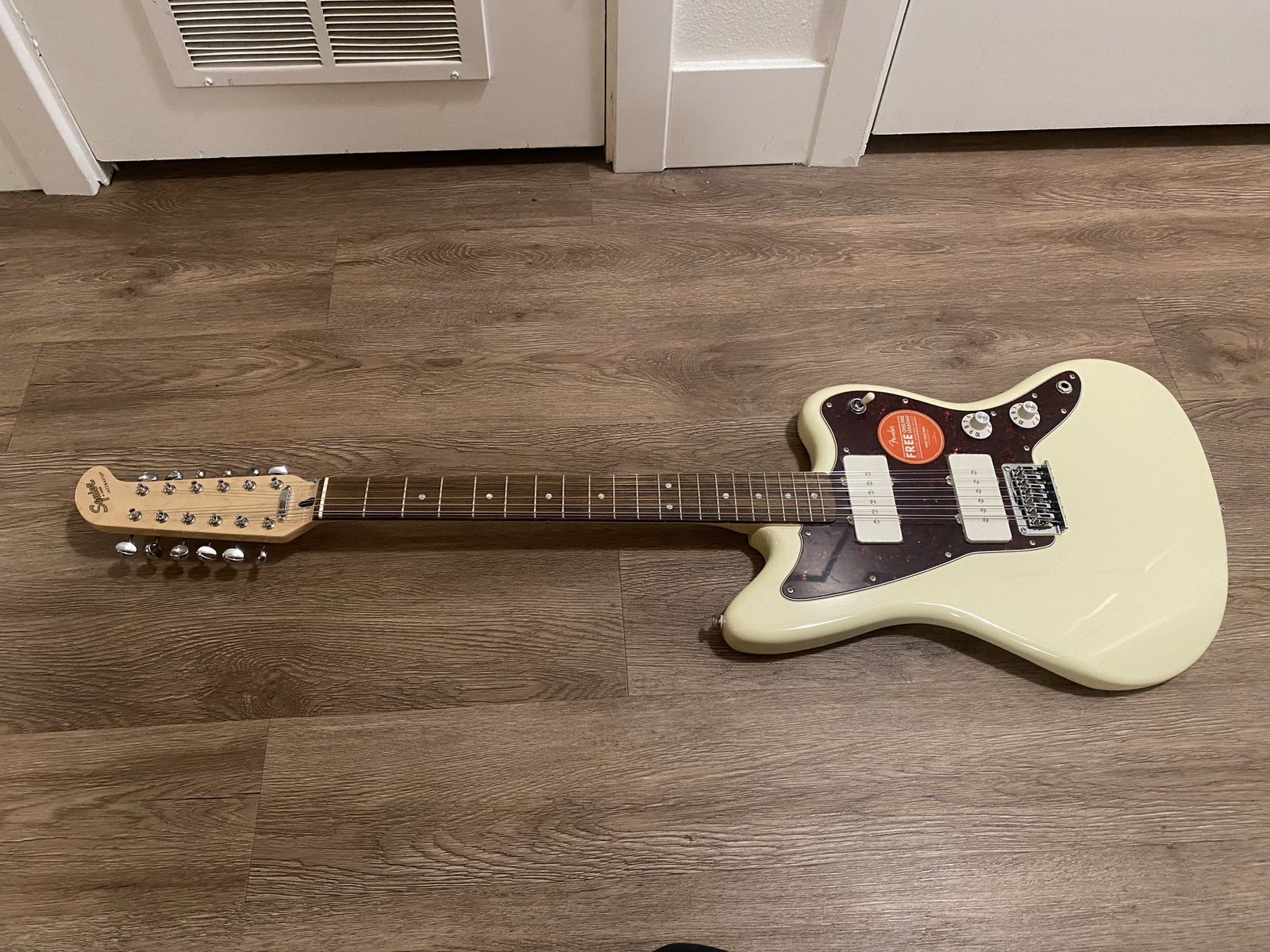 Squier by Fender Paranormal Jazzmaster XII Electric 12-String Guitar - White