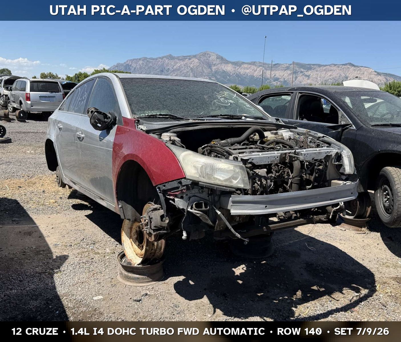 2012 Chevrolet Cruze Parts - UTPAP Ogden