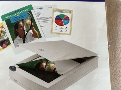 Epson Perfection 1200U Color Flatbed Scanner, Cd and Manual / Guide