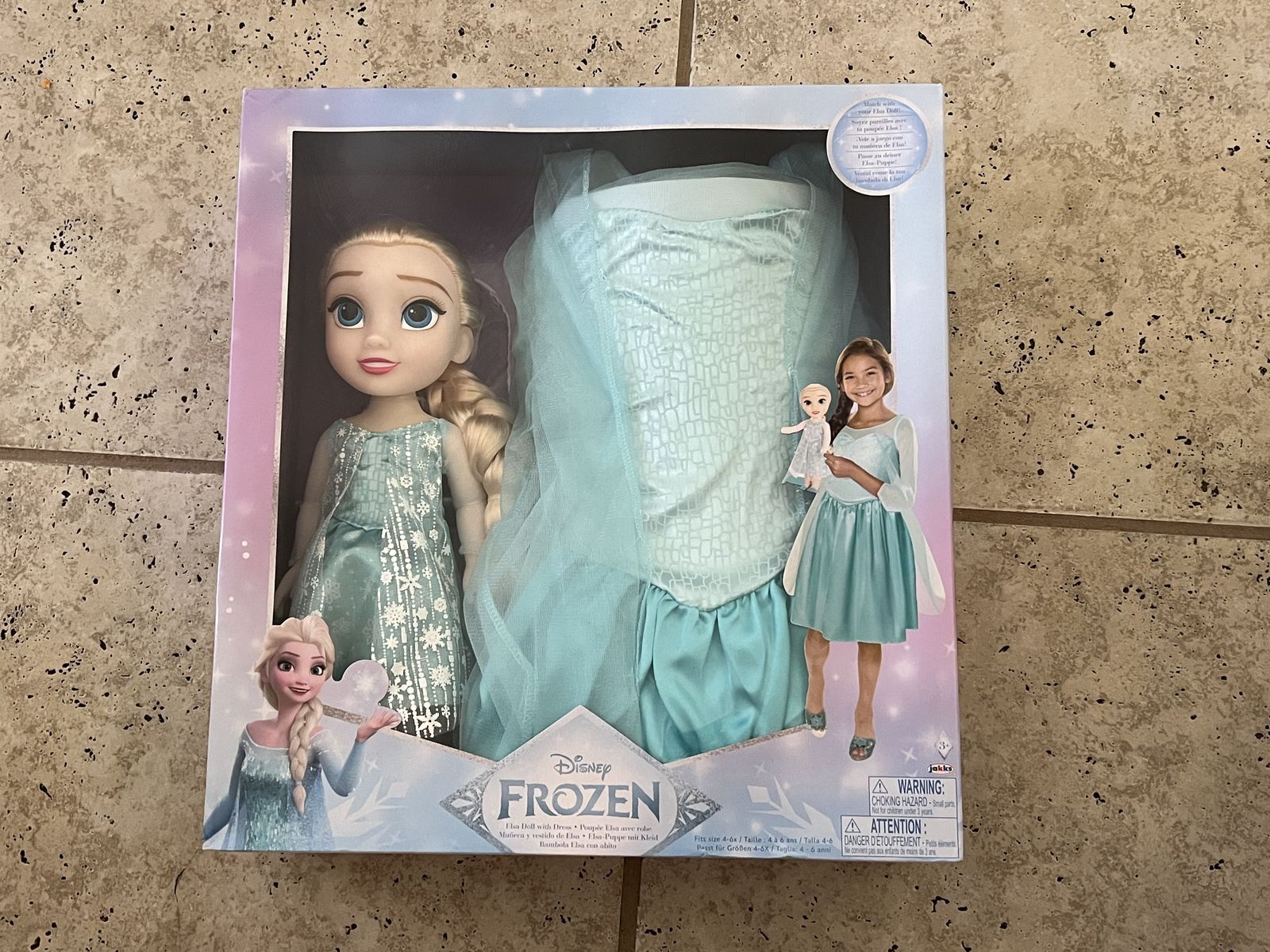 NEW: Disney Frozen Elsa Doll & Dress