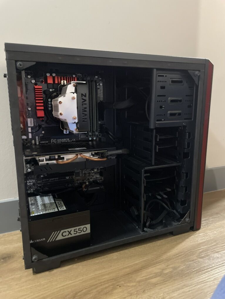 Red Gaming Computer
