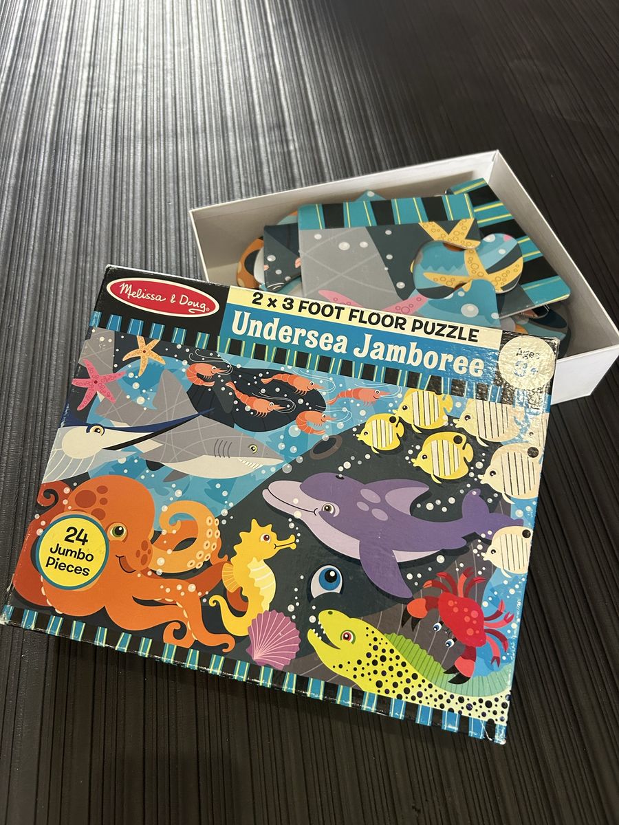 Melissa & Doug Undersea Jamboree 2X3 foot Floor Puzzle