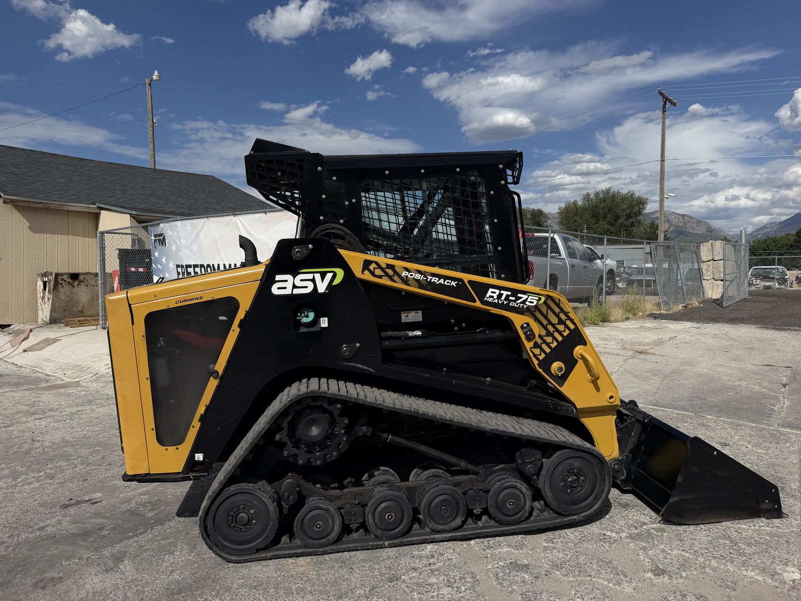 2018 ASV RT75HD High Flow Skid Steer Loader Tractor