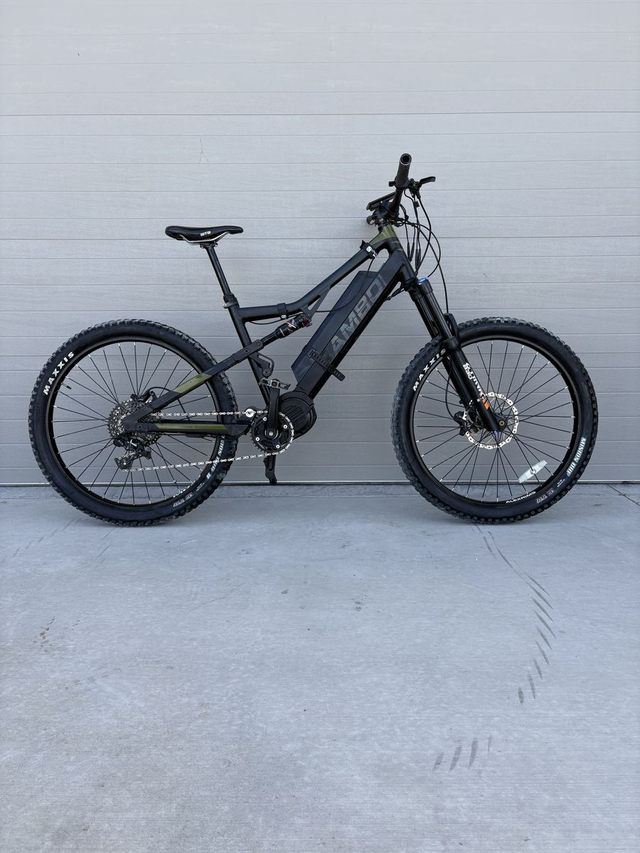Rambo Rampage 1000 XPFS Electric Fat Tire Mountain Bike, 27.5" Wheels, Dropper Post