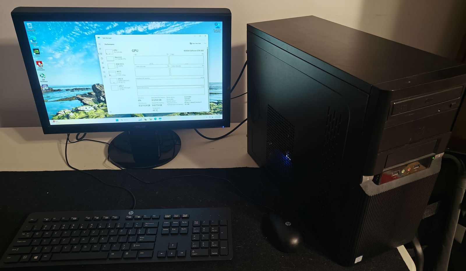 win11 i7 Gaming computer setup w/ GTX 980 4g