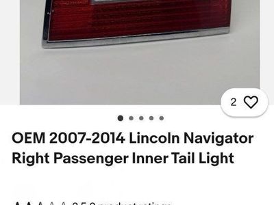 Lincoln Navigator Ford Expedition tail light