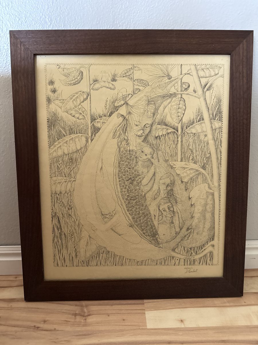 Faerie fantasy art print number signed S Reinhart
