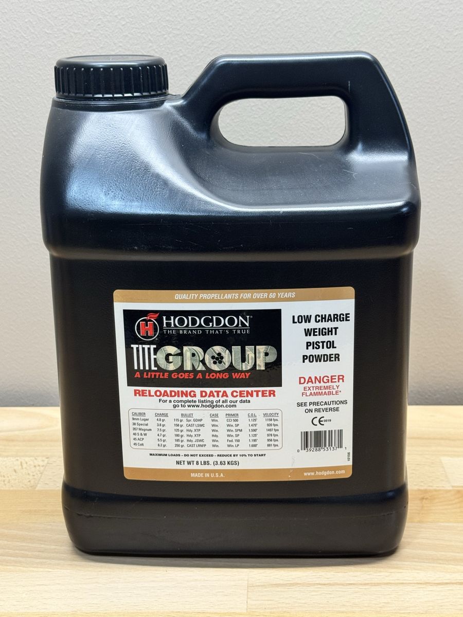 8 lb. Container of Hodgdon Tite Group Powder