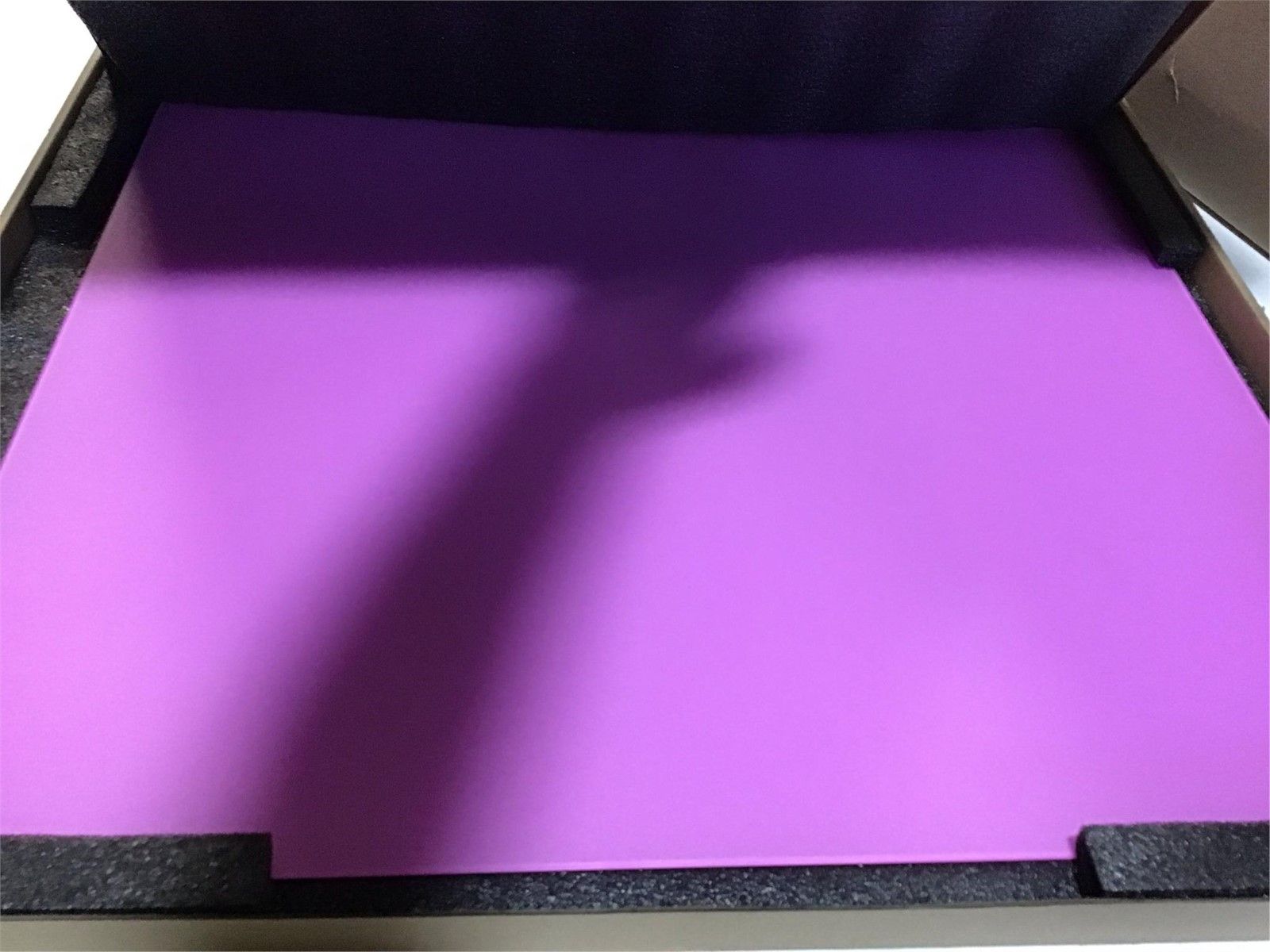 Inphic Glass Gaming Mouse Pad with Non-Slip Silicone Base PURPLE