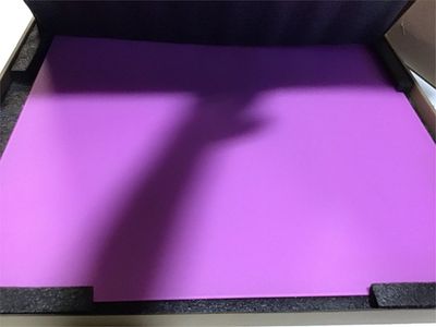 Inphic Glass Gaming Mouse Pad with Non-Slip Silicone Base PURPLE