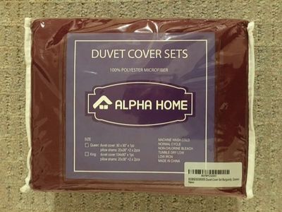 Queen Size Duvet Cover Set for Comforter (3Pcs)