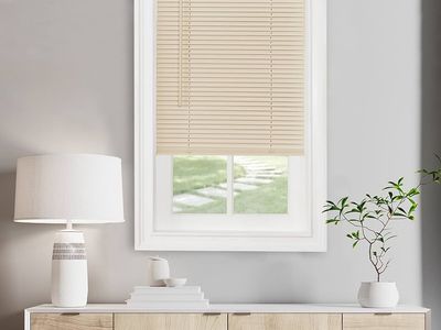 GII Morningstar Cordless 1" Vinyl Mini Blind, Alabaster, Child Safe Solution-Section A