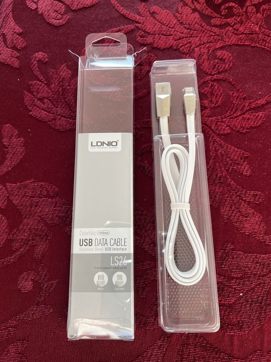 LDNIO LS26 USB-A to Lightning Cable – 3.3 ft