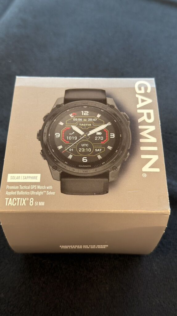For Trade - New Garmin Tactix 8, 51mm Smart Watch