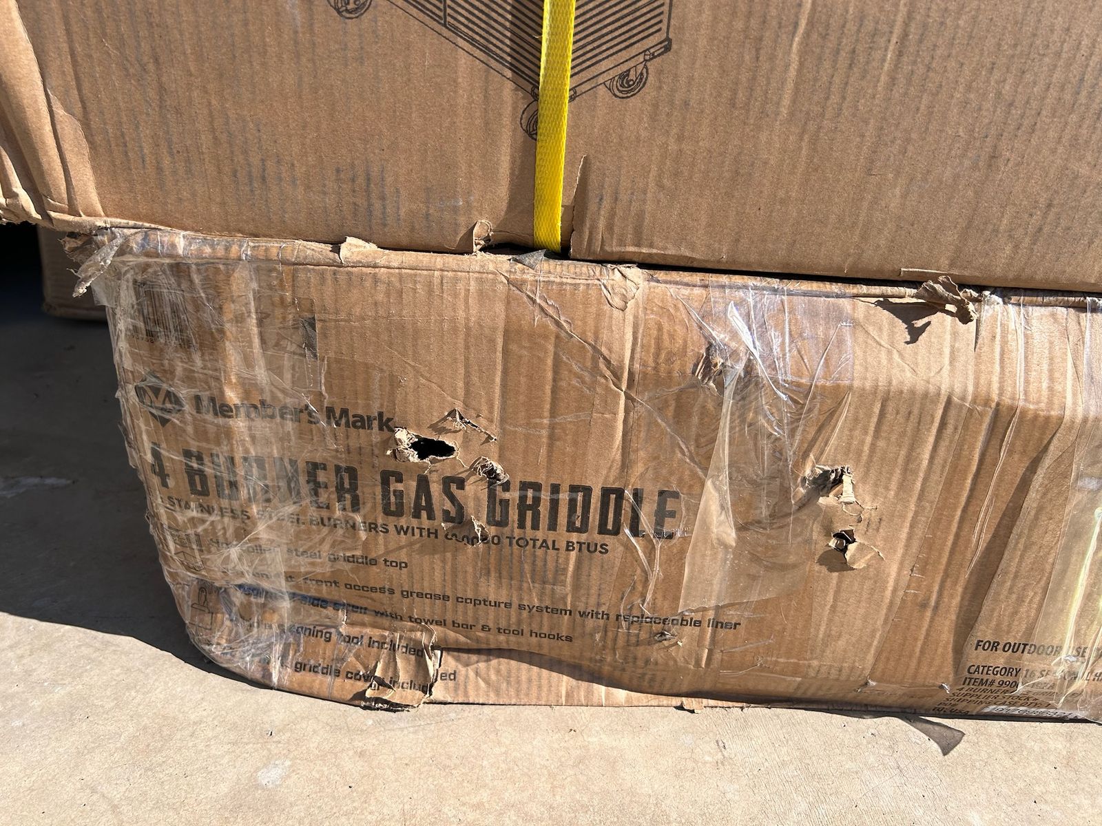 Members Mark 4 Burner Gas Griddle