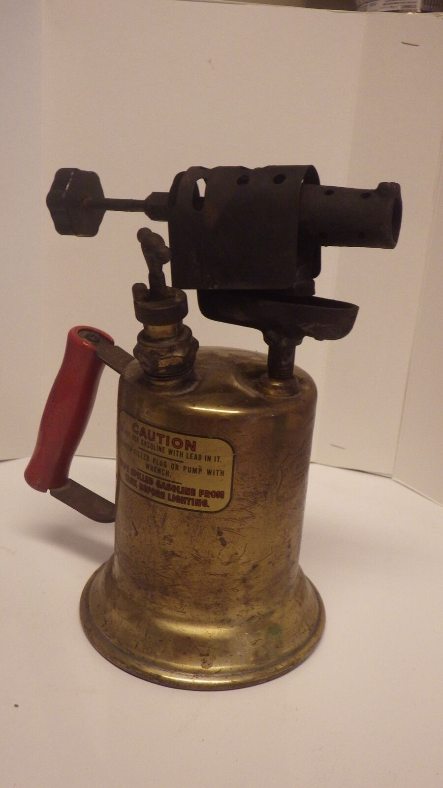 Antique Clayton & Lambert Brass Welding Soldering Gasoline Blow Torch