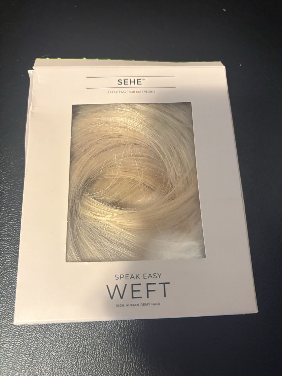 NEW SEHE 18” Human Remy Hair Weft – Glib Goodness + French 75