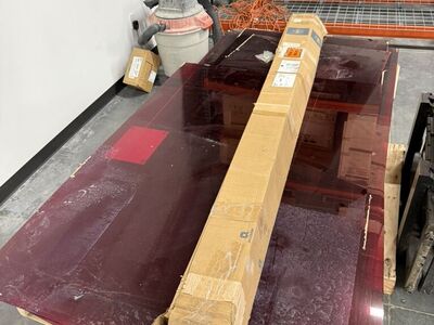 Red Plexiglass 8 Foot Sheets