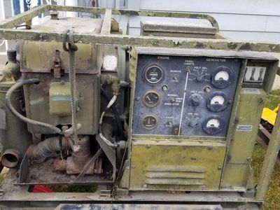 5kw gas military generator single or 3 phase mep-017a