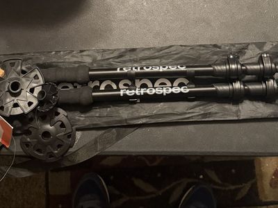 Retrospec Solstice Aluminum Hiking Poles - Cork Grip, Adjustable 26-54" Height, 3 Attachments