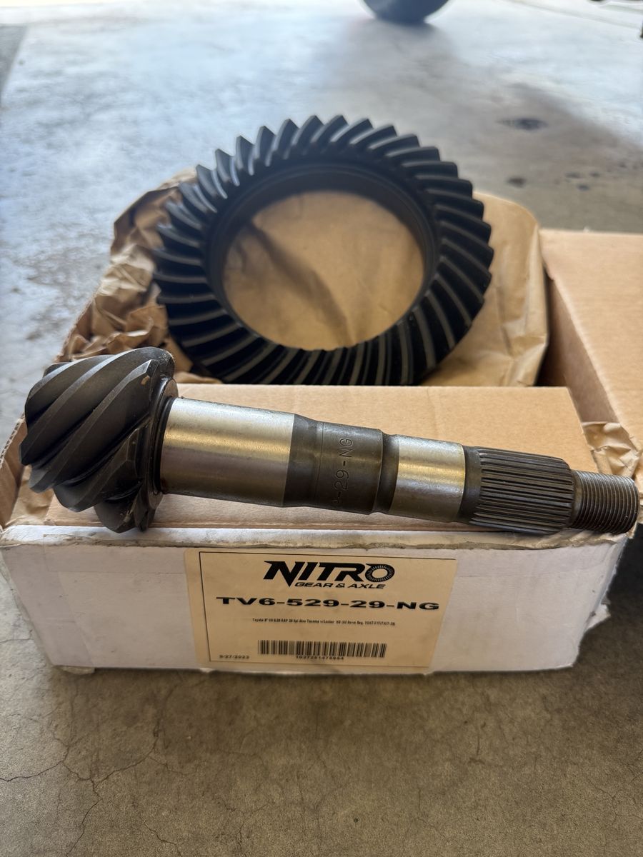Nitro Gear & Axle TV6-529-29-NG Ring & Pinion Gear Set with MKTV6-B Master Install Kit