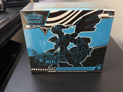 Sealed Black Bolt Pokemon ETB