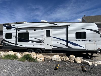 2014 Forest River Shockwave T27FQDX Toy Hauler