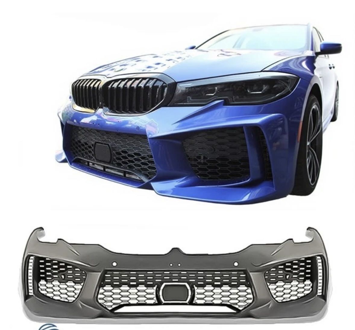 NEW , 2019-2022 BMW G20 3 Series Front M8 Style Bumper Conversion Kit 