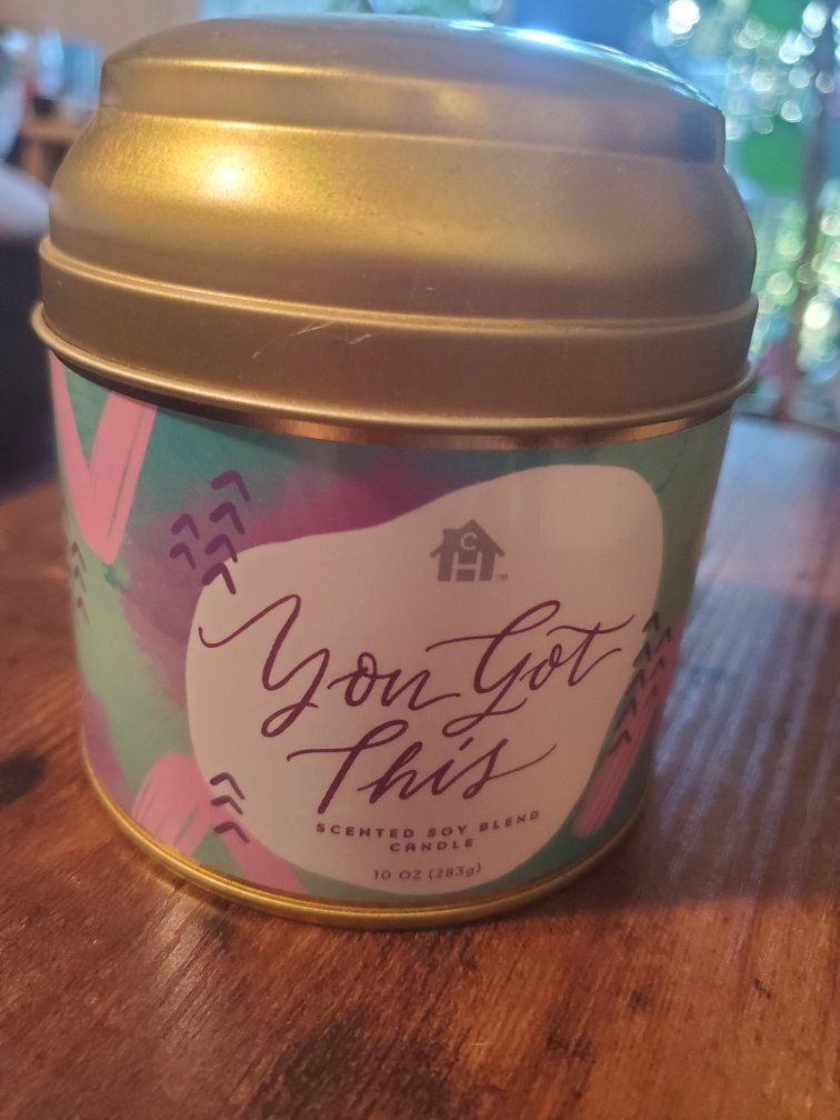 New "You Got This" Scented Soy Blend Candle, 10 oz. Decor