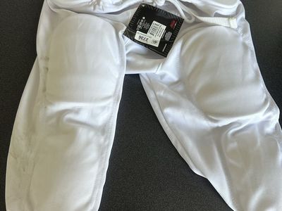 Adams Youth Large Integrated Football Pants White New with Tags