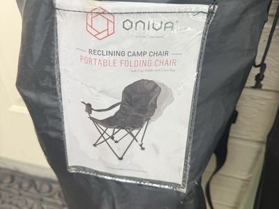 Two Oniva Reclining Camp Chair $85