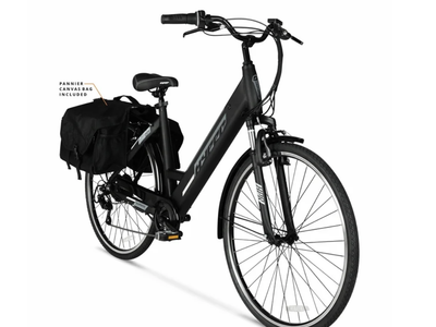 NEW Hyper Bicycles 36V Class 2 700C Electric Commuter Black E-Bike