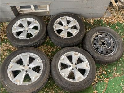 Yokohama Geolander 225/60/R17 w Subaru wheels