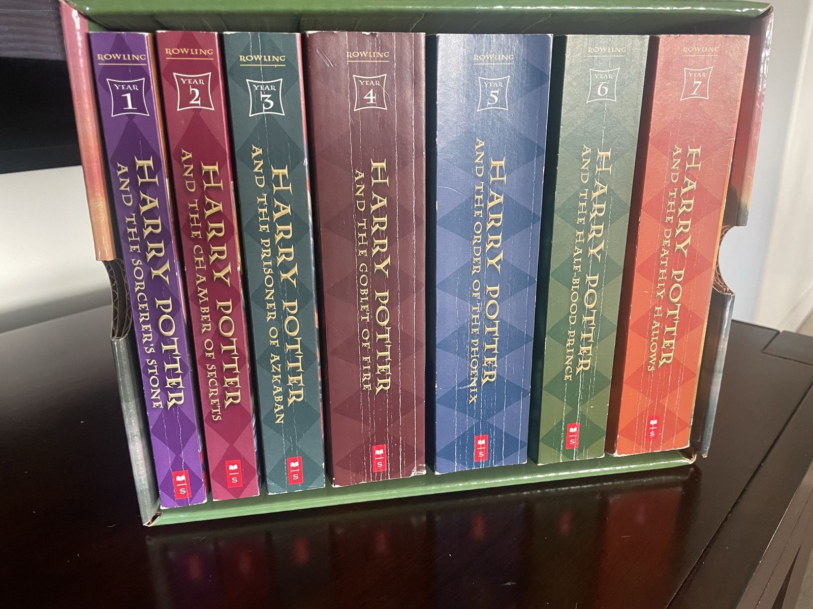 Harry Potter: The Complete Series 7-Book Paperback Boxed Set by J.K. Rowling