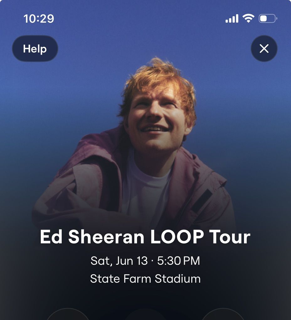 Ed Sheeran Loop Tour