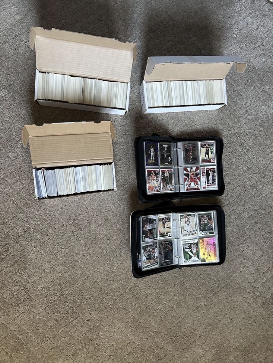 2,500+ NBA card collection, Giannis Antetokounmpo Rookie, Victor Wembanyama Rookie, Kobe, LeBron, MJ, rare cards