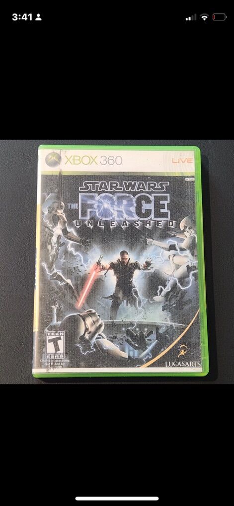 Xbox 360 star Wars The Force Unleashed