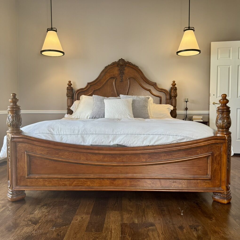 American Drew KING Grand Revival Mansion Bed