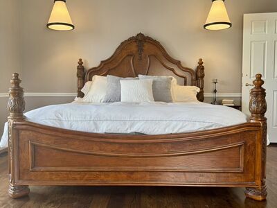 American Drew KING Grand Revival Mansion Bed