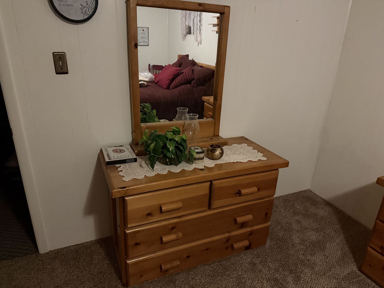 Solid Wood 5 Piece Bedroom Set