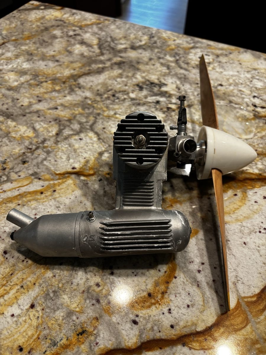 radio controlled airplane engines and parts. 