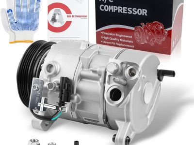 2014-2019 Silverado 1500, 2015-2020 Taho, 2015-2020 Yukon Suburban Air Conditioner Compressor with Clutch