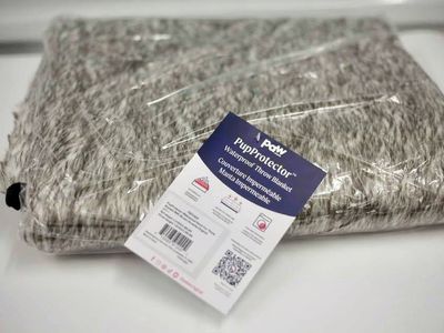 Waterproof Dog Blanket 60x50, Faux Fur Pet Throw / Couch Cover by PupProtector