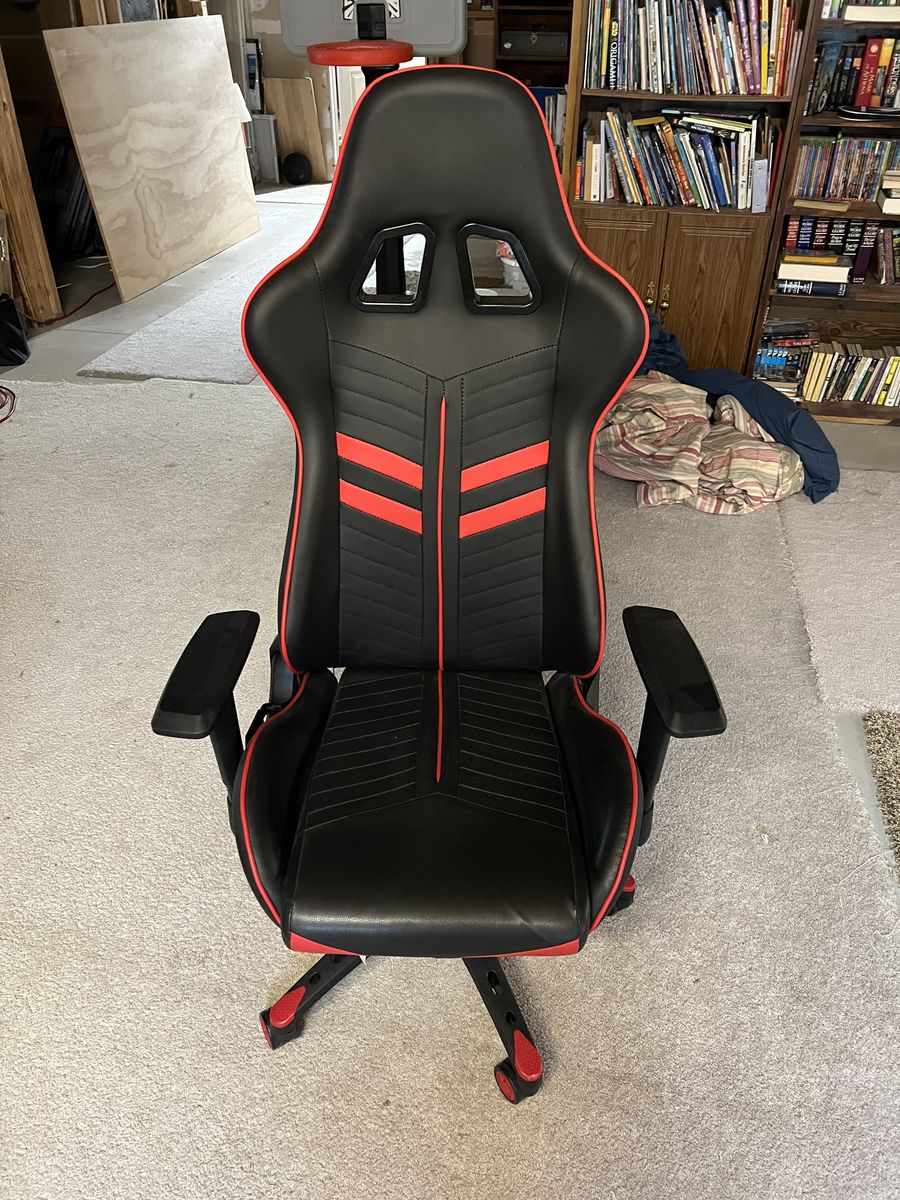 OFM Essentials Racing Style Gaming Chair - Red/Black