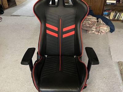 OFM Essentials Racing Style Gaming Chair - Red/Black
