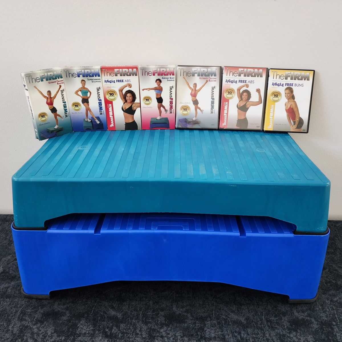 The FIRM TransFirmer Aerobic Step Platforms and Workout Videos