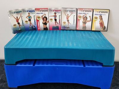 The FIRM TransFirmer Aerobic Step Platforms and Workout Videos