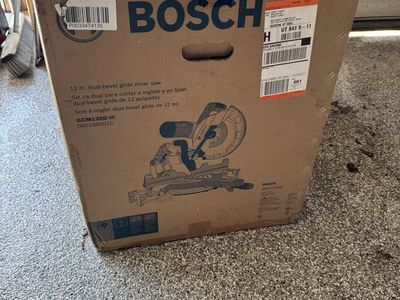 BOSCH GCM12SD 12-inch 15-Amp Dual Bevel Glide Compound Miter Saw NEW in Box