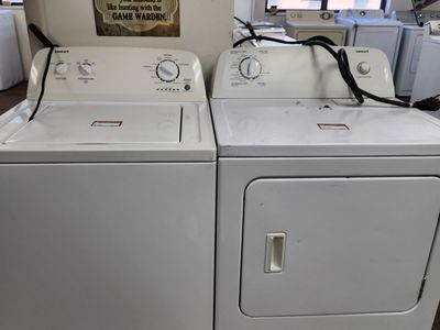 Admiral White Top-Load Washer and Electric Dryer Set