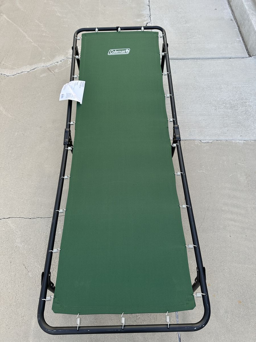 New Portable Coleman Camping cot / Bed with mat  
